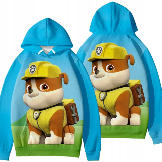 PAW Patrol - Dog Mikina Patrol 3D PAW veľkosti Sky Rubble Rocky