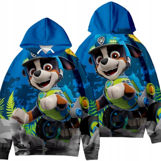 PAW Patrol - Mikina psí PATROL labky veľkosti Sweetie Rex Apollo