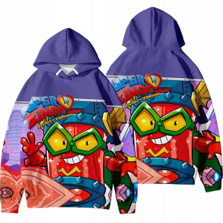 SUPER ZINGS - Mikina Super Zings 3D Kid Fury Všetky veľkosti