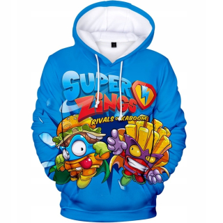 SUPER ZINGS - Super Zings 3D Mikina Nové jedinečné vzory