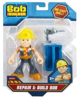 Staviteľ Bob - Bob Minifigurka s Drill / Fisher Cenou
