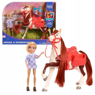 Spirit koník Mustang - Boomerang a Abigail Doll Mustang ducha slobody