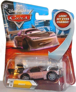 McQueen - Boost Boss Metal Car Cars 1:55 Disney Mattel