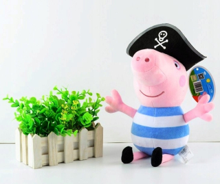 Pepa Pig - Brat George Pirat Jacek Pepa Czulakka Miś 35cm