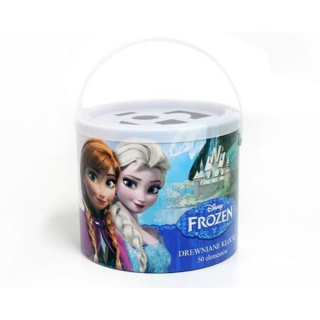 Elsa Frozen - Brimarex 1045 mrazené drevené bloky 50 el.