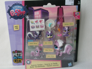Littlest Pet Shop - BS * Littlest Pet Shop Family Squirrels B5039 5ks
