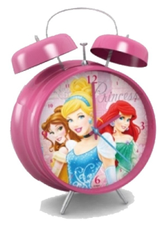 Budík hodinky pre deti Princess Disney