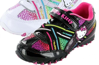 HELLO KITTY Topánky adidaska adidaski Black Ahoj Hello Kitty 27 16.5cm