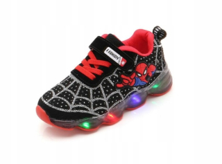 SPIDERMAN - Topánky s podsvietením LED SPIDERMAN ROZ 26 (I051)