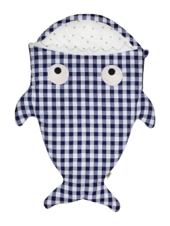 Baby Bites Spacpay Bag Shark (1-18 m) Blue Vichy