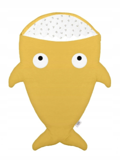 Baby Bites Spacpay Bag Shark (1-18 m) Kôš horčica