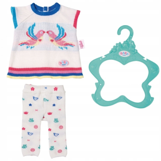 STEFFI bábika - Baby sa narodil pletené oblečenie pre bábiky 43 cm