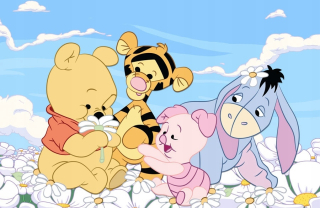 Medvedík Pú - Dieťa Winnie POOHE Sticker Sticker 200x130cm