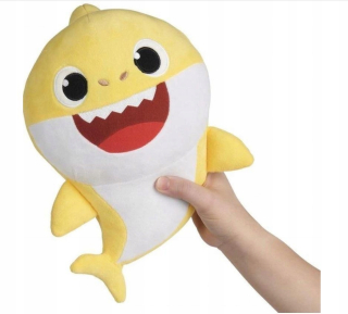 Baby Shark Mascot Singing Yellow