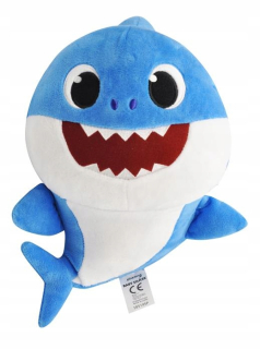 Baby Shark Mascot Singing Pobine Daddy Shark