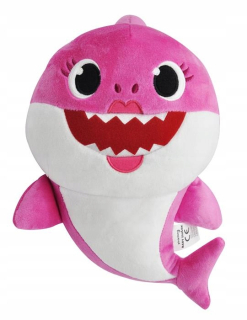 Baby Shark Mascot Singing Pobine Mommy Shark