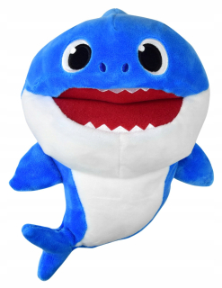 Baby Shark, Pacinka Singing, Modrá: 30 cm
