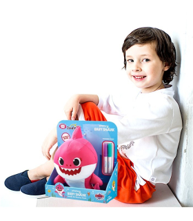 Baby Shark Plush Shark Mommy Mama Pink 30cm