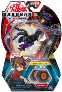 Bakugan Ultra figúrka Guľa a karty NILLIOUS