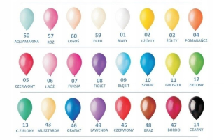 Balón G90 Pastel 10-Roznokol / 100 ks G90 / AS