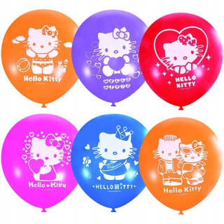 HELLO KITTY Balón Latex 12 Dobrý deň, Kitty Pastel