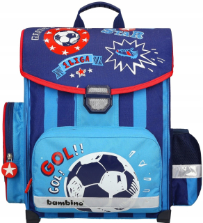 Aktovka školská taška - Bambino Škola pre deti Futbal
