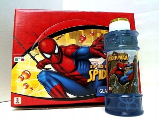 SPIDERMAN - Sklenené mydlové bubliny - Spiderman 300ml / 12 516006