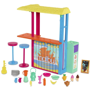 Barbie bábika - Barbie miluje oceánsky plážový bar set gyg23
