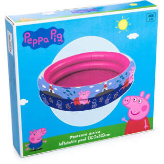 Pepa Pig - Kúpalisko Peppa Sprchový zásobník 100x30