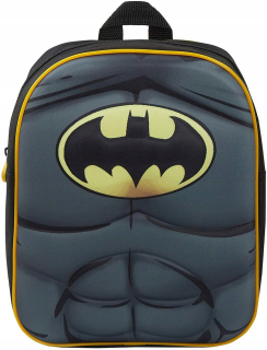 BATMAN -  Batman 3D batoh s skladacím plášťom 30 x 25 cm.