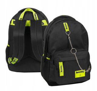 Školský batoh, taška - BEUNIQ SCHOOL BACKPACK MLÁDEŽE LIGHT BLACK