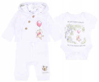 Medvedík Pú - BEIGE BABY SET WINNIE POOH DISNEY