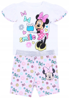 Minnie Mouse - Biela Blúzka + Ružové myši Minnie