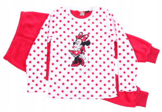 Minnie Mouse - Biela a červená pyžamá myš minnie disney 12-13