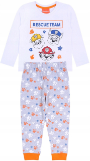 PAW Patrol - Biele a sivé pyžamá záchranu tímu PSI PATROL 128