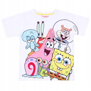 Spongebob - Biele tričko pán Sponge Primark 3-4 Roky 104 cm