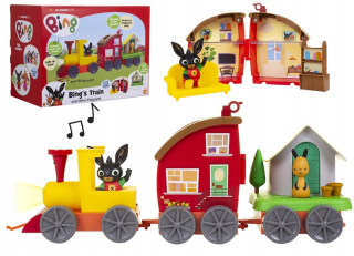 BING A PRIATELIA - Bing Musical Train House Set 2N1 3547