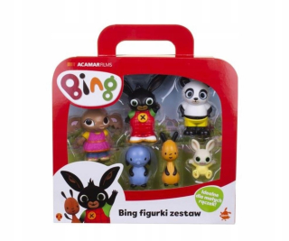 BING A PRIATELIA - Bing set obrázok zlatý medveď