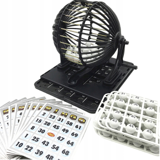 BING A PRIATELIA - Bingo lotto stroj čierny