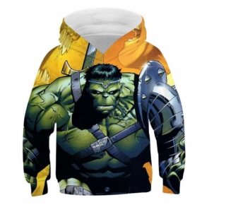 HULK - 3D potlačená mikina Marvel Hulk