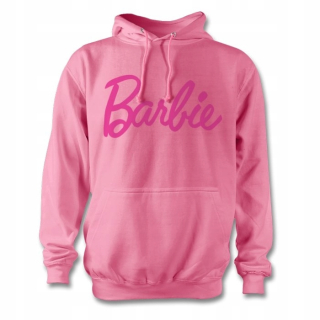 Barbie - Detská mikina Ružová Barbie s kapucňou 128