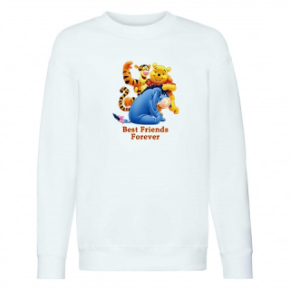 Medvedík Pú - Dieťaska mikina biela 105 cm winnie the poh 02