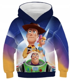TOY STORY - Detská mikina hit z rozprávkového rozprávky Toy Story 4 R.100
