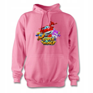 SUPER WINGS - Detská mikina Super Krídla s kapucňou 116 Model 1