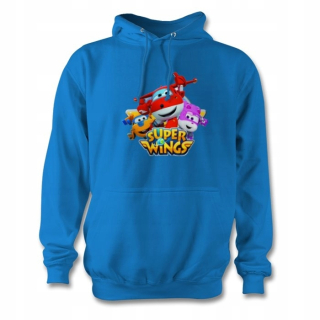 SUPER WINGS - Detská mikina Super Krídla s kapucňou 152 Model 3