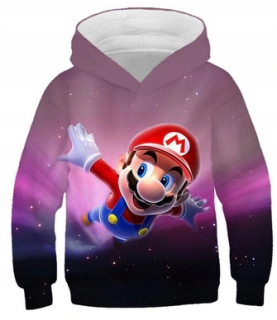 Super Mario - Detská mikina Super Mario Unikátna R.110