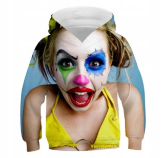 JOKER - Mikina Print Joker Klaun Clown IT