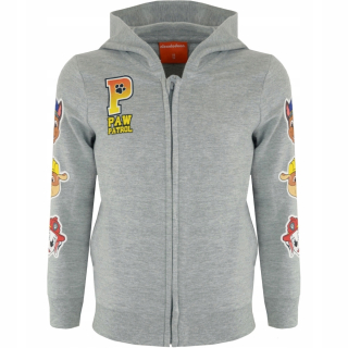 PAW Patrol - Psovitá mikina hliadka s šedou kapotou 98