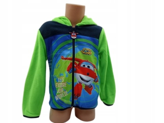 SUPER WINGS - Mikina Super Krídla s fleecou Hood veľkosť 116