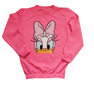 Káčer Donald - Mikina pre dievčatá Daisy Donald Rose. 146